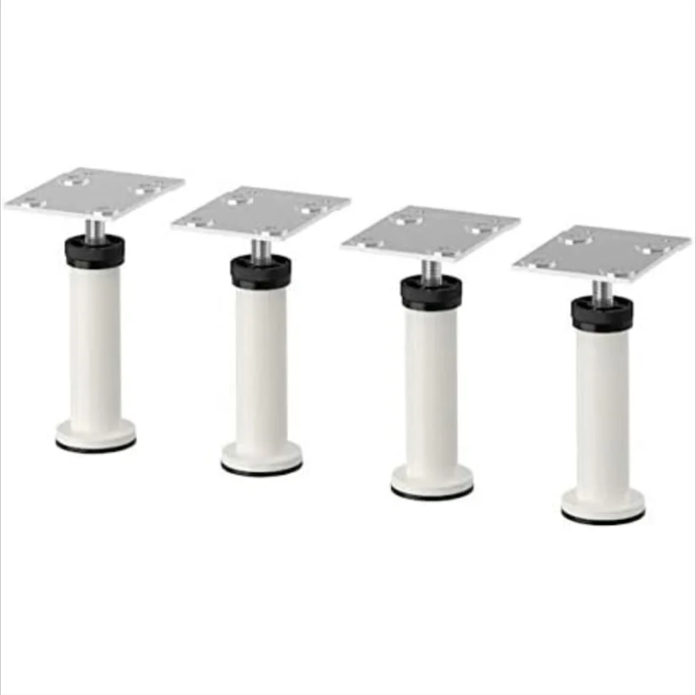 IKEA CAPITA Steel Legs, White, 4-Pieces